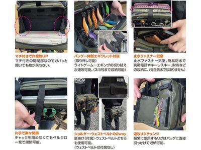 画像3: オーナー(OWNER)☆Cultiva MicroSoul ライトゲーマーバッグ カーキ