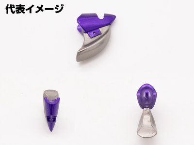 画像1: ジークラック(GEECRACK)☆ノーズコーンシンカー(NOSE CONE SINKER) TGダート 30g #001パープル