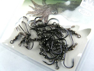 画像1: マルシン(MARUSHIN)☆DRAGON 徳用サルカン付オトリフック Mサイズ