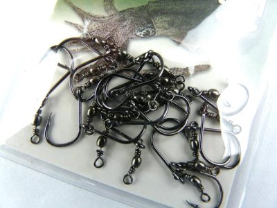 画像1: マルシン(MARUSHIN)☆DRAGON 徳用サルカン付オトリフック Lサイズ