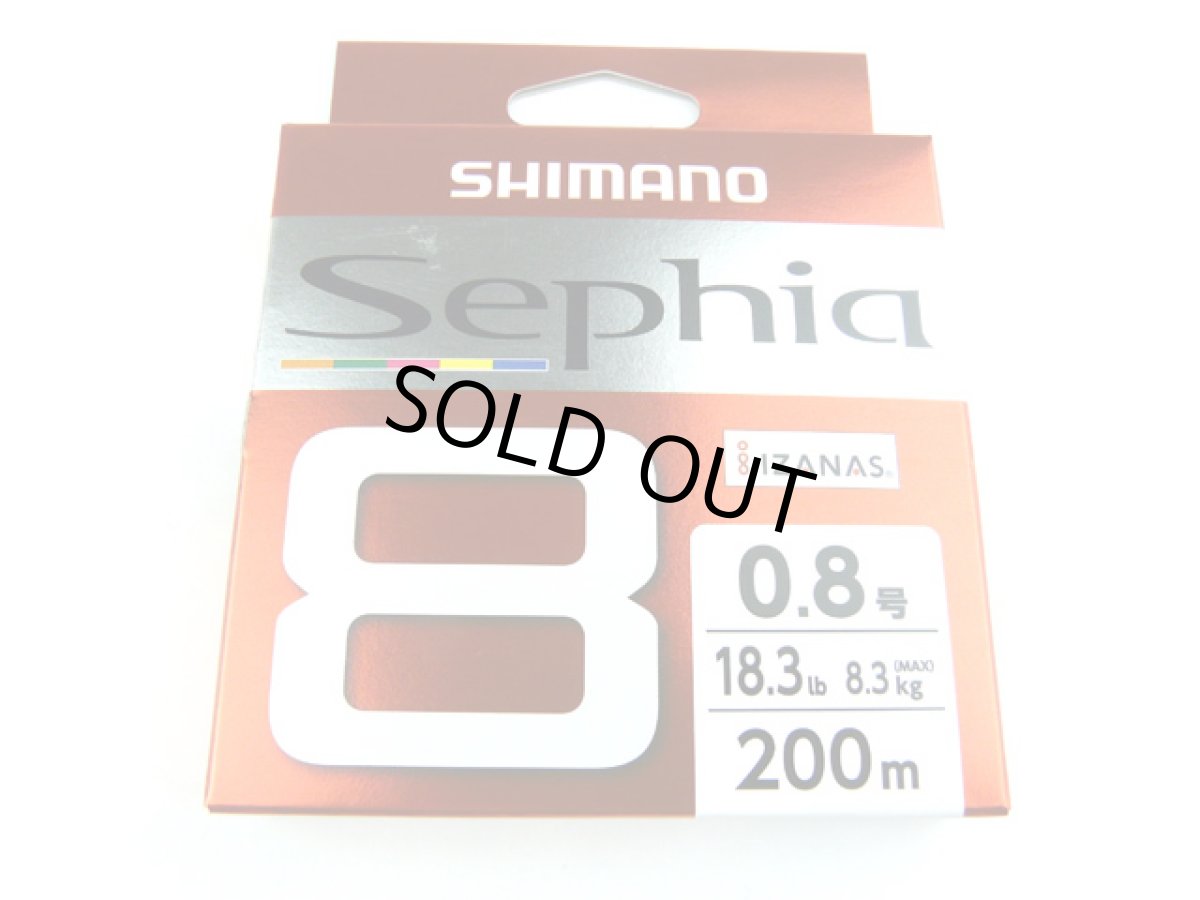 画像1: シマノ(Shimano)☆セフィア8(Sephia 8) LD-E61W 200m 0.8号 (1)