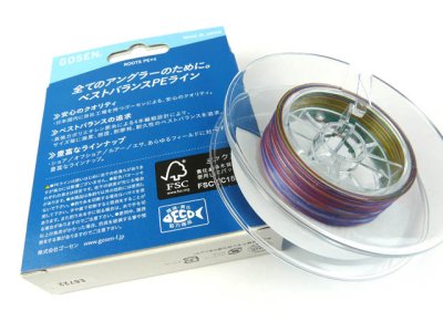 画像1: ゴーセン(GOSEN)☆ROOTS PE×4 マルチカラー 300m 0.6号