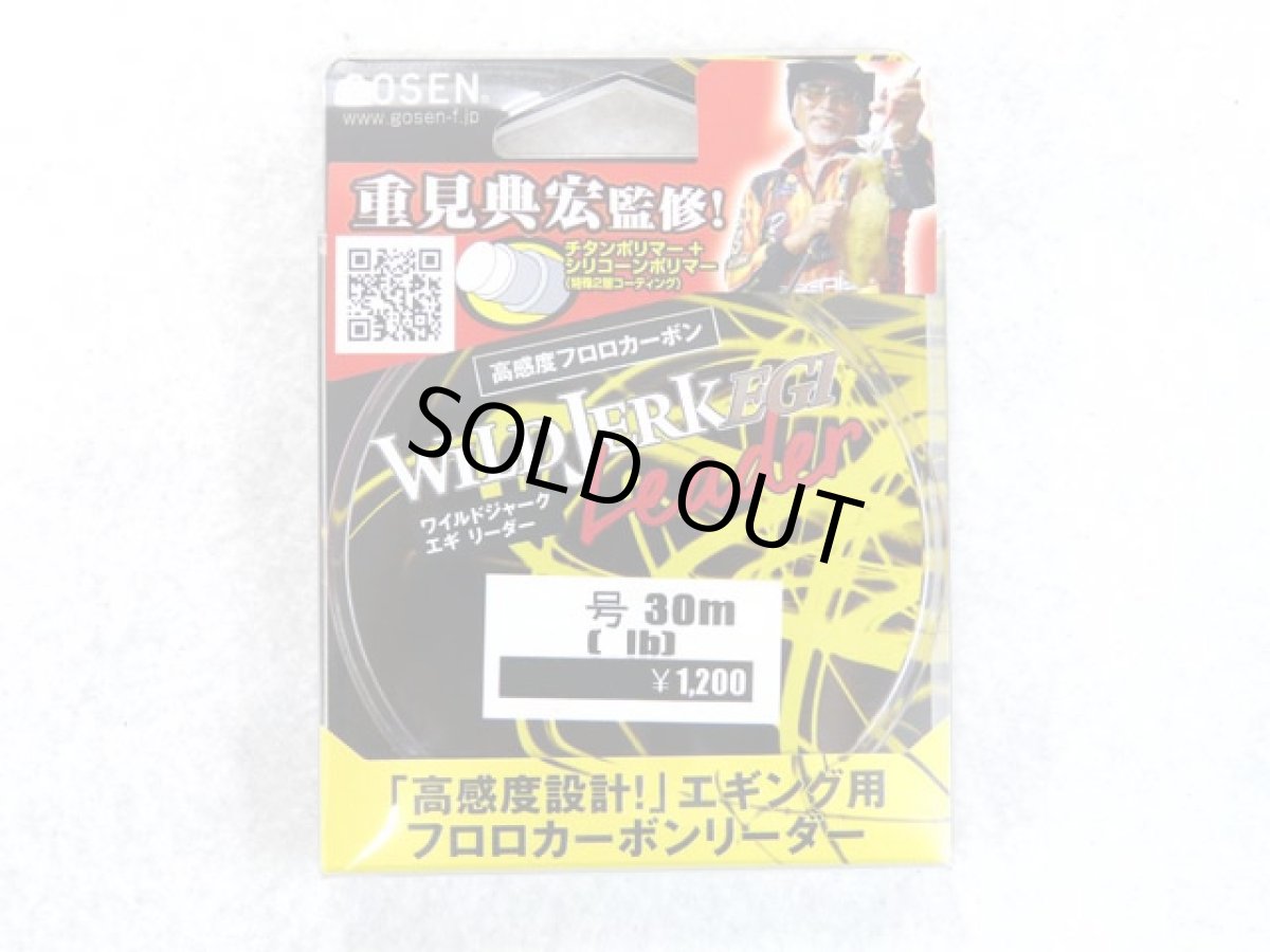 画像1: ゴーセン(GOSEN)☆PEワイルドジャークエギ リーダー(PE WILDJERK EGI Leader) 30m (1)