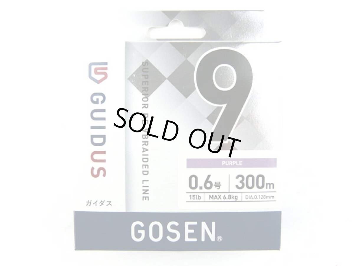 画像1: ゴーセン(GOSEN)☆ガイダス(GUIDUS) PE×9 パープル 300m 0.6号 (1)