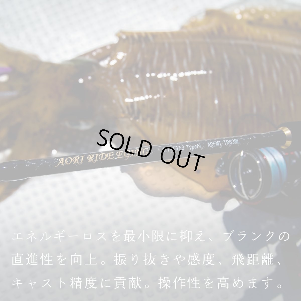 画像8: あおりねっと☆アオリライド エギングMT-TR63 タイプN（メタルティップ搭載）ARE-MT-TR63ML (8)