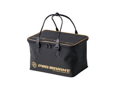 画像3: プロマリン(PRO MARINE)☆EVAハイパーバッカンDX AEG302-36BK フタ付 36cm ブラック
