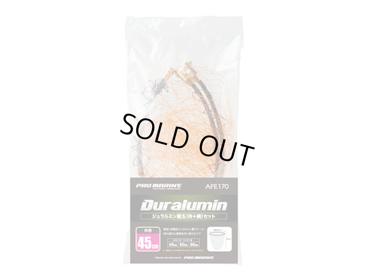画像1: プロマリン(PRO MARINE)☆AFE170-45 ジュラルミン磯玉網セット 45cm (1)