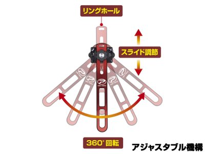 画像1: プロックス(PROX)☆タモホルダースリムボディV3 カーボンブラック PX8742CBK