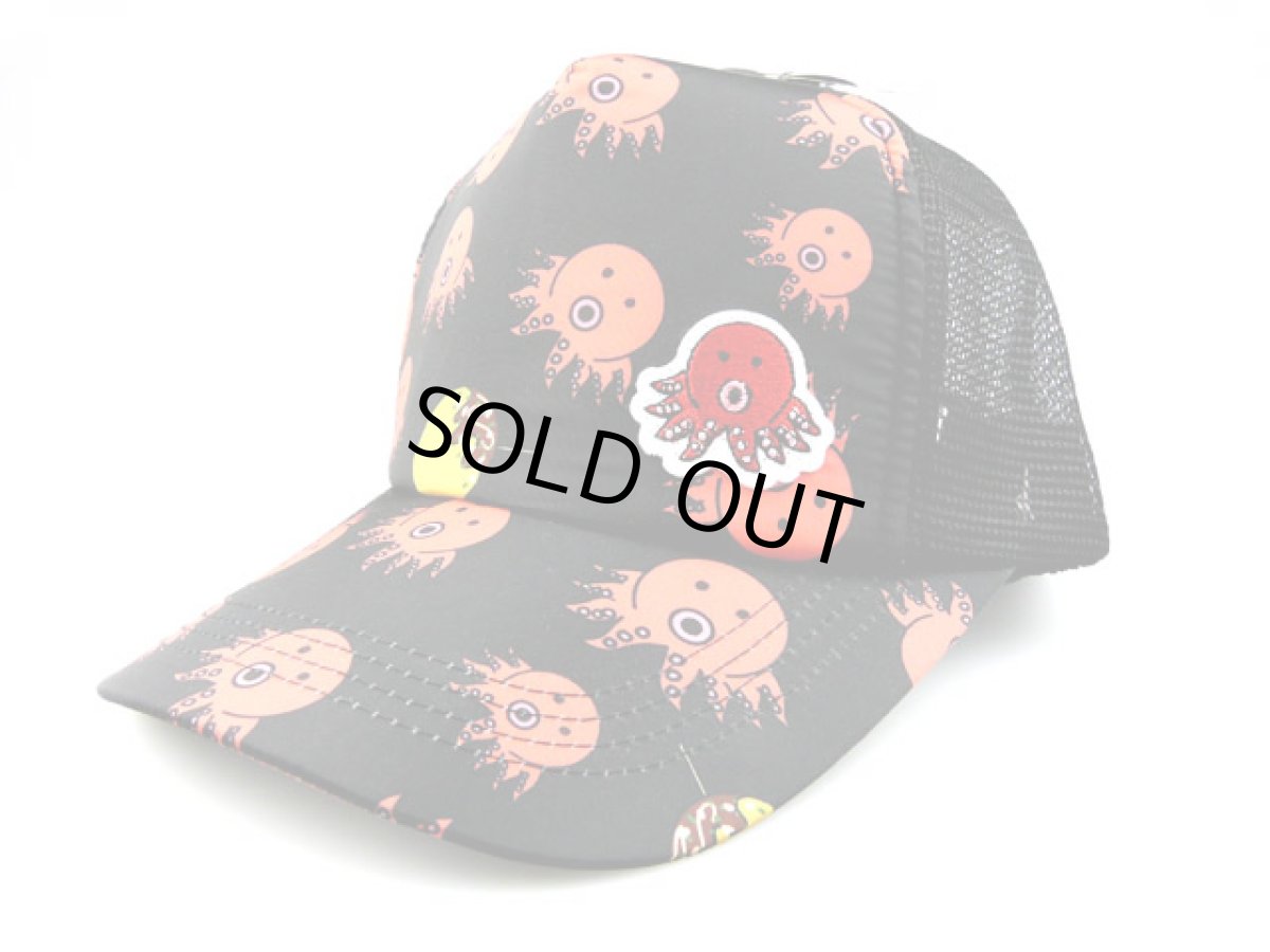 画像1: コヒナタ(KOHINATA)☆ギョギョキャップ タコ  10410 ブラック (1)