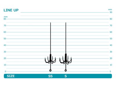 画像2: カツイチ(KATSUICHI)☆IKAクラ イカキャッチャーIS-15 SSサイズ