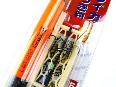 画像2: ハリミツ(HARIMITSU)☆アオリイカ うき釣 V型 エサ針 V-3E