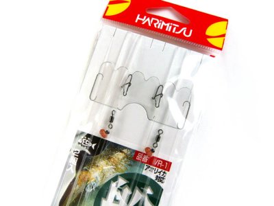 画像1: ハリミツ(HARIMITSU)☆船アオリ胴突リーダー1本 VR-1 ハリス4号-幹糸5号