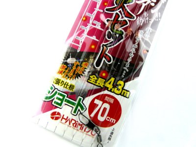 画像2: ハリミツ(HARIMITSU)☆漁火セット ショート VR-20 (針4号-ハリス4号)