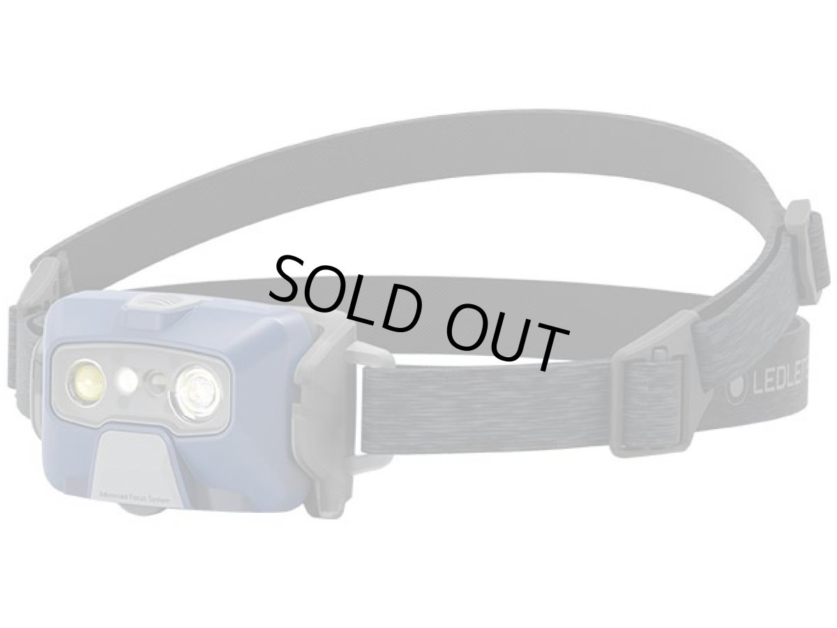 画像1: レッドレンザー(LED LENSER)☆LEDヘッドライト HF6R Core（充電タイプ） ブルー 502966 (1)
