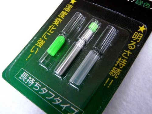 他の写真1: ヒロミ産業☆ミライト327 G(緑) 発光ダイオード付リチウム電池【メール便だと送料220円】