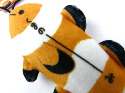 画像1: カワチ(Kawachi)☆のびマリンシリーズ クマノミ（のびるぬいぐるみ ストラップ）
