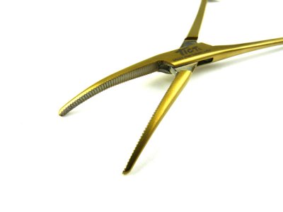 画像1: ティクト(TICT)☆フォーセップ(FORCEPS) 140 マットゴールド