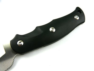 画像2: G.SAKAI(ジー・サカイ)☆サビナイフ9　SHARK-RAY シャークレイ ブラック