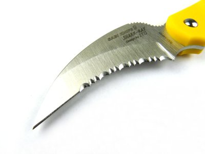 画像1: G.SAKAI(ジー・サカイ)☆サビナイフ9 SHARK-RAY シャークレイ イエロー