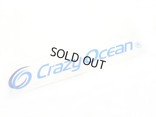 画像1: クレイジーオーシャン(Crazy Ocean)☆カッティングステッカー(CUTTING STICKER) 600×120【送料590円 8千円以上送料無料】