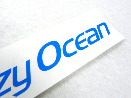 他の写真3: クレイジーオーシャン(Crazy Ocean)☆カッティングステッカー(CUTTING STICKER) 240×50【メール便だと送料220円】