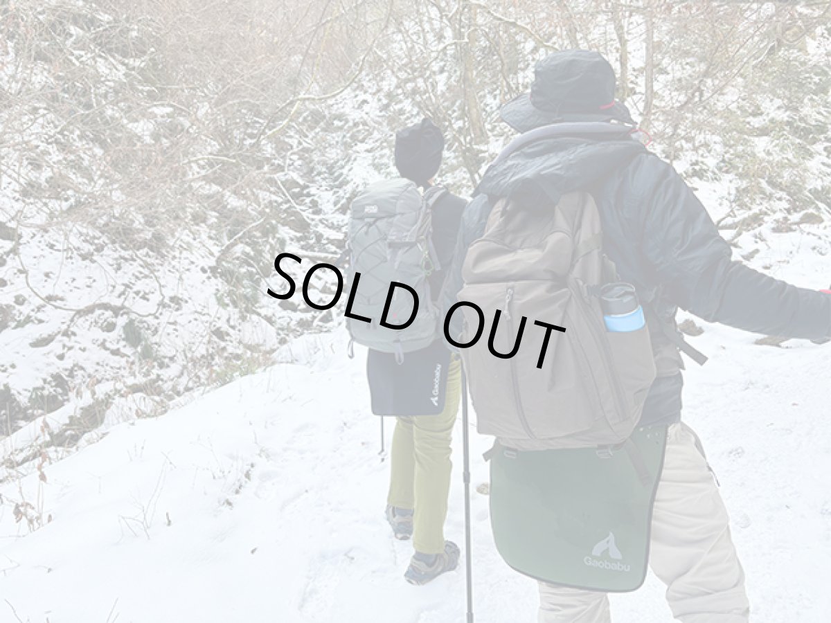 画像7: ガオバブ(Gaobabu)☆トレッキングヒップガードG-β（ハトメ穴付き）（オリーブ）※収納袋付き【同梱発送不可】 (7)