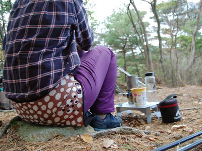 画像3: ガオバブ(Gaobabu)☆GaobabuトレッキングヒップガードG-η(ジーイータ)ラウンドタイプ　（バンビ）※収納袋付き【同梱発送不可】