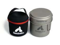 画像8: ガオバブ(Gaobabu)☆Gaobabuキャリボ風防＋チタンクッカーSOLO 1100セット GSET-20 (8)