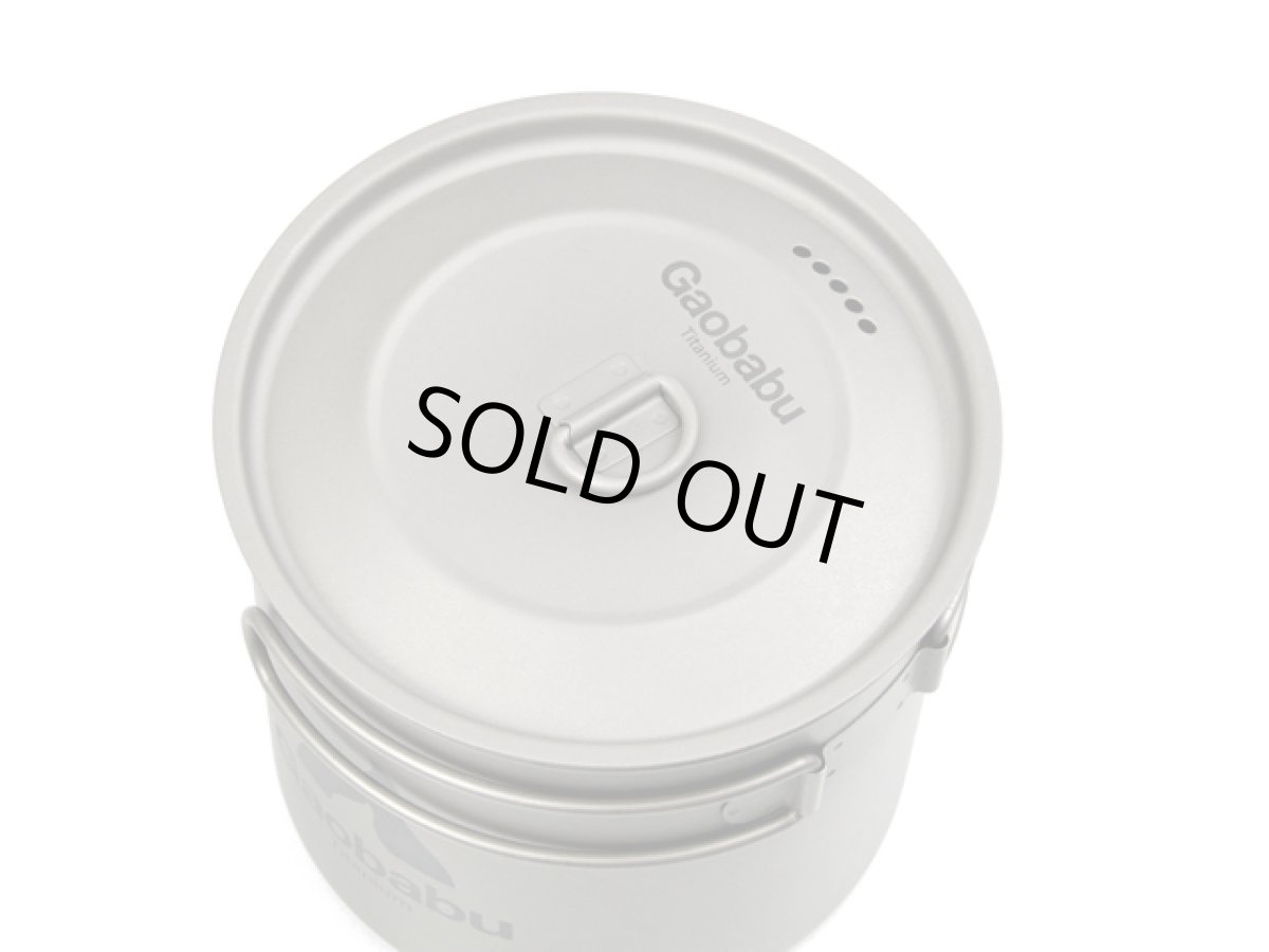 画像6: ガオバブ(Gaobabu)☆Gaobabuキャリボ風防＋チタンポットSOLO 1100セット GSET-26 (6)