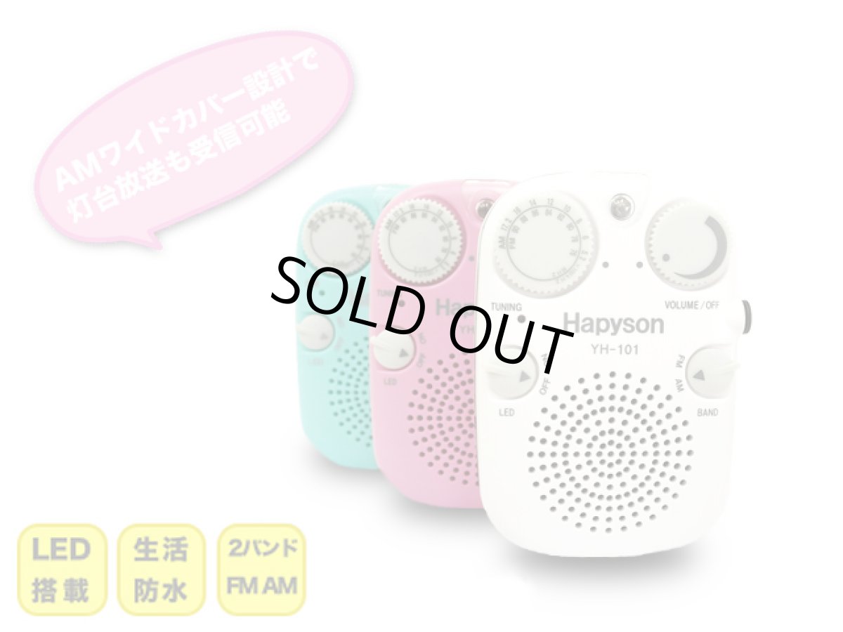 画像1: ハピソン(Hapyson)☆防水ラジオ YH-101 (1)