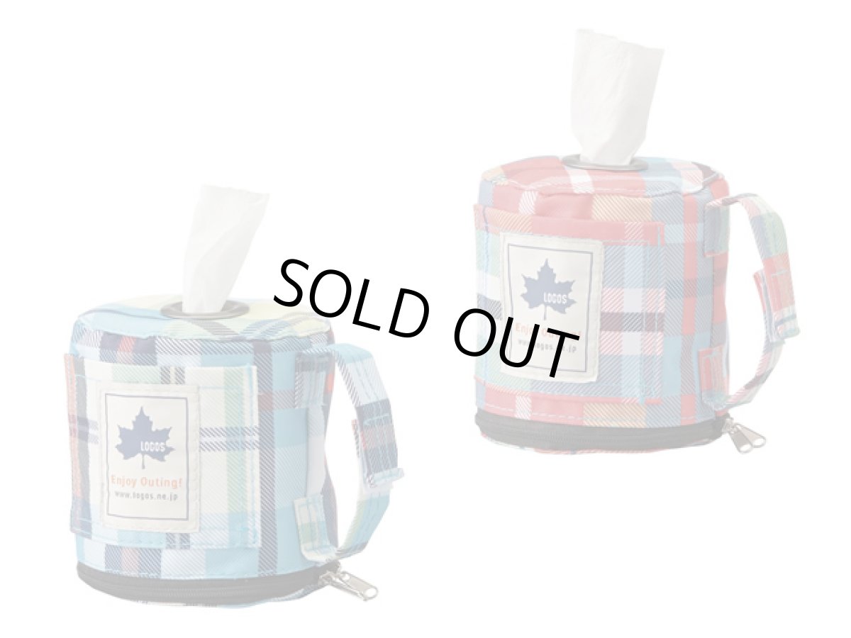 画像1: ロゴス(LOGOS)☆チェッカー ロールペーパーホルダー (1)