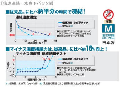 画像3: ロゴス(LOGOS)☆ハイパー氷点下クーラーM＋倍速凍結・氷点下パックM×2個お買い得3点セット