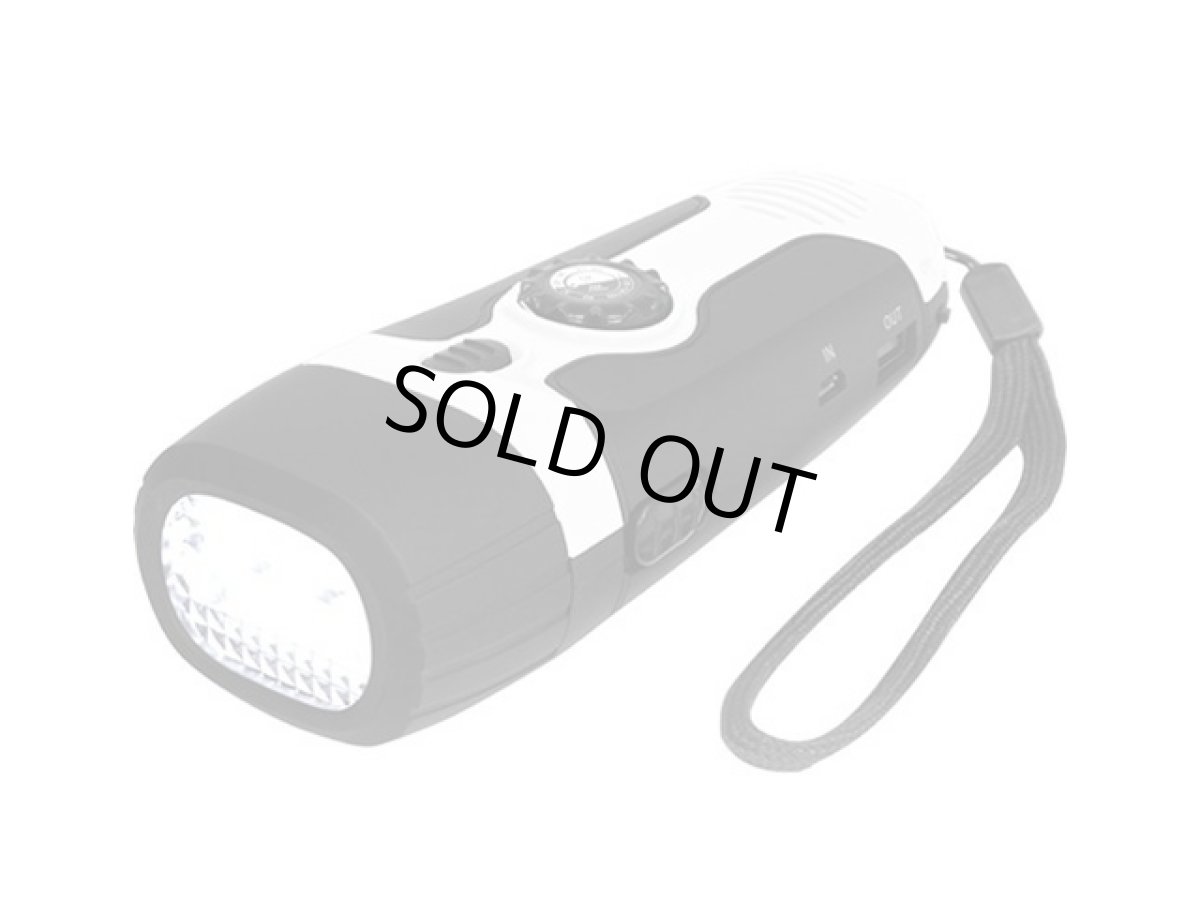 画像1: ハック(HAC)☆Montagna ダイナモ充電式 ポータブルライト (1)