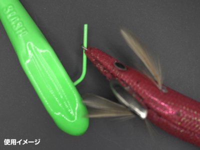 画像1: スラッシュ(SLASH)☆オモリグキャストシンカー　SL-321 35号 マットブラック