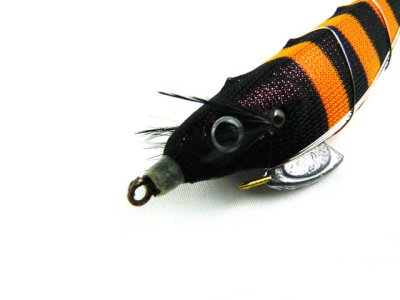 画像1: プロトラスト(PRO TRUST)☆のりのり エサ巻きスッテ 3.0号 PT-8040 ゼブラオレンジ