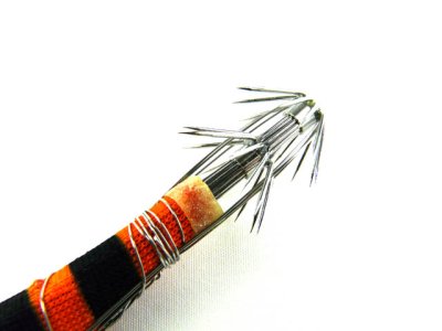 画像2: プロトラスト(PRO TRUST)☆のりのり エサ巻きスッテ 3.0号 PT-8040 ゼブラオレンジ