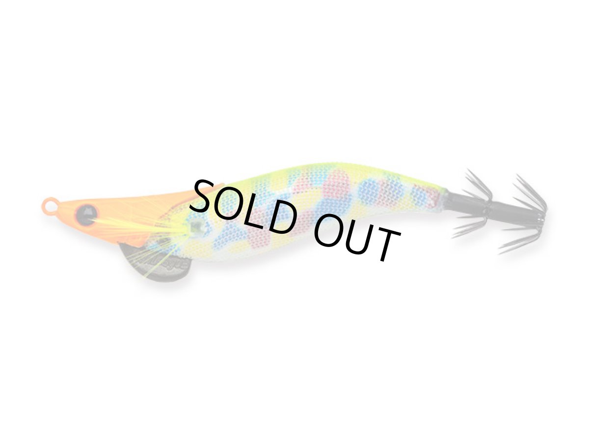 画像1: マルキユーFishLeague☆エギリー フラッシュマックス ドロッパースペシャル 2.5号 DR11 オレンジヘッド/レッドマジョマーブル (1)