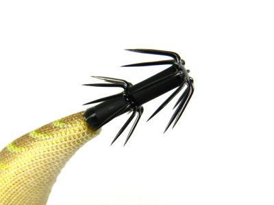 画像1: マルキユーFishLeague☆エギリー ダートマックス オモリグSP(EGILEE DARTMAX OMORIG SPECIAL) 2.5号 OR17:ホワイティンゴールド(蛍ムラ)