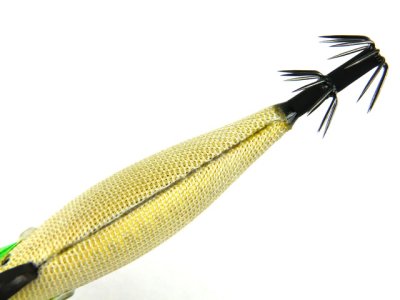 画像2: マルキユーFishLeague☆エギリー ダートマックス オモリグSP(EGILEE DARTMAX OMORIG SPECIAL) 2.5号 OR17:ホワイティンゴールド(蛍ムラ)