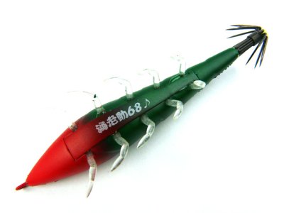 画像3: ジークラック(GEECRACK)☆海老助(EBISUKE) ラトルモデル 68mm ＃008 レッド/グリーン