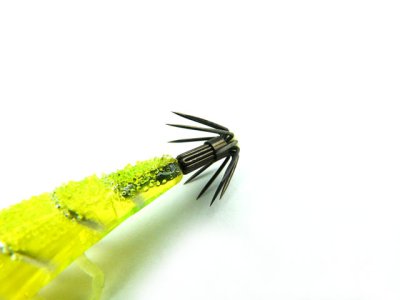 画像1: ジークラック(GEECRACK)☆海老助(EBISUKE) ラトルモデル 68mm ＃081 ピンク/チャートエビ
