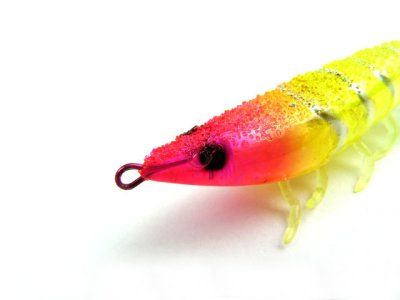 画像2: ジークラック(GEECRACK)☆海老助(EBISUKE) ラトルモデル 68mm ＃081 ピンク/チャートエビ