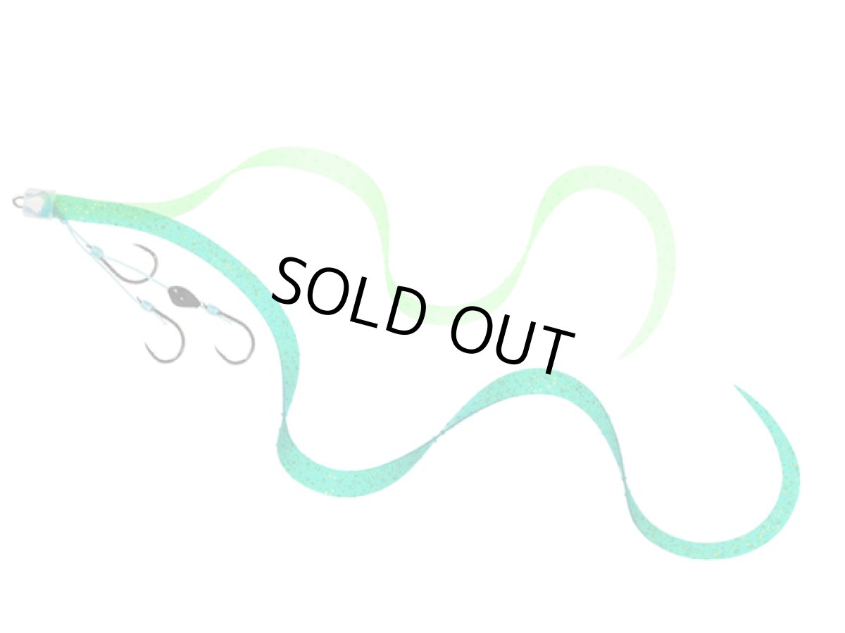 画像1: ダイワ(DAIWA)☆紅牙 替えユニットβ SS やり過ぎカーリー3本針 グリーンラメ＋紅牙グリーン (1)