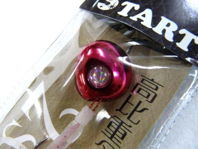 画像1: スタート(START)☆タイラバ 2step TG トリプルフックショートカーリー コンプリート(遊動式) 80g ＃03ピンクレッド
