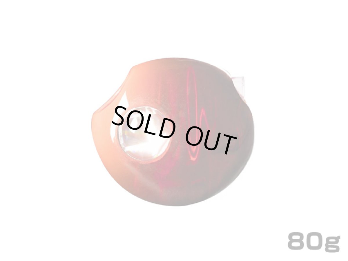 画像1: スタート(START)☆タイラバ 2step TG JOY ヘッド(遊動式) 80g #09蛍光オレンジレッド (1)