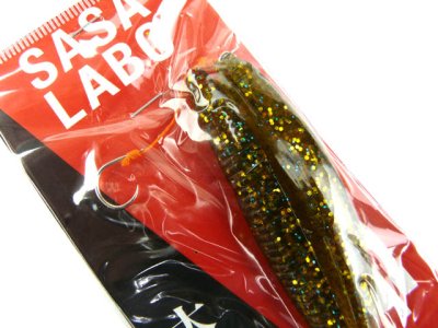画像2: ササラボ(SASALABO)☆タイラバ専用ビッグワーム ビッグボス(BIG BOSS) イワシモデルJr. 4.8inch #6ゴールドラッシュ