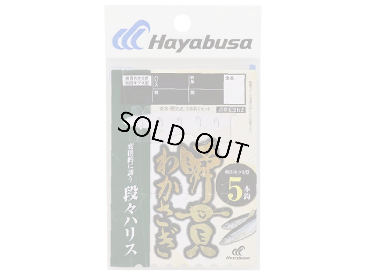 画像1: ハヤブサ(Hayabusa)☆瞬貫わかさぎ 秋田キツネ 段々ハリス5本 C262 1.5-0.2 (1)