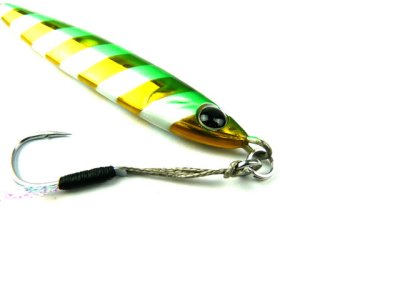 画像1: ジーク(Zeake)☆Rサーディン(R-SARDINE) 30g RS010 ゼブラグローグリーンゴールド