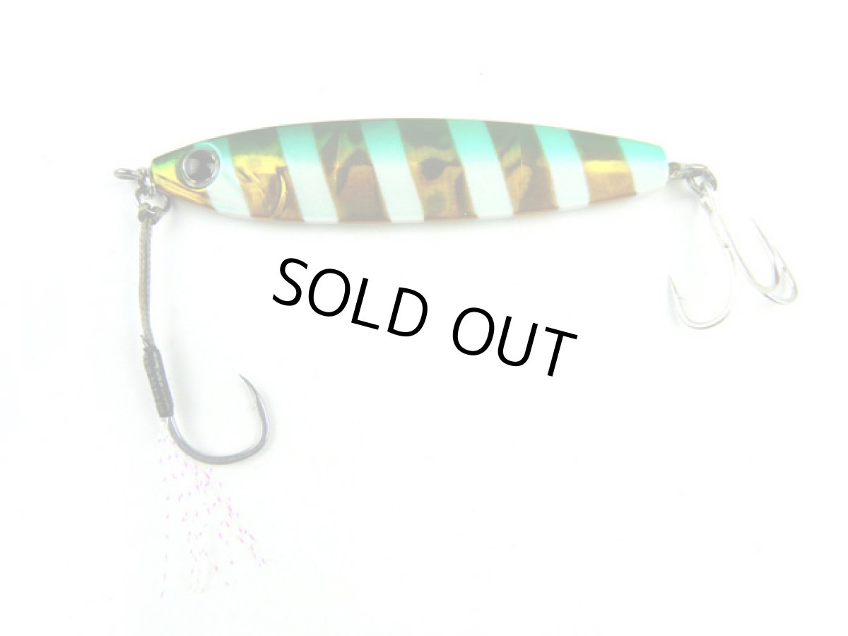 画像1: ジーク(Zeake)☆Zサーディン(Z-SARDINE) 20g ZS010 ゼブラグローグリーンゴールド (1)