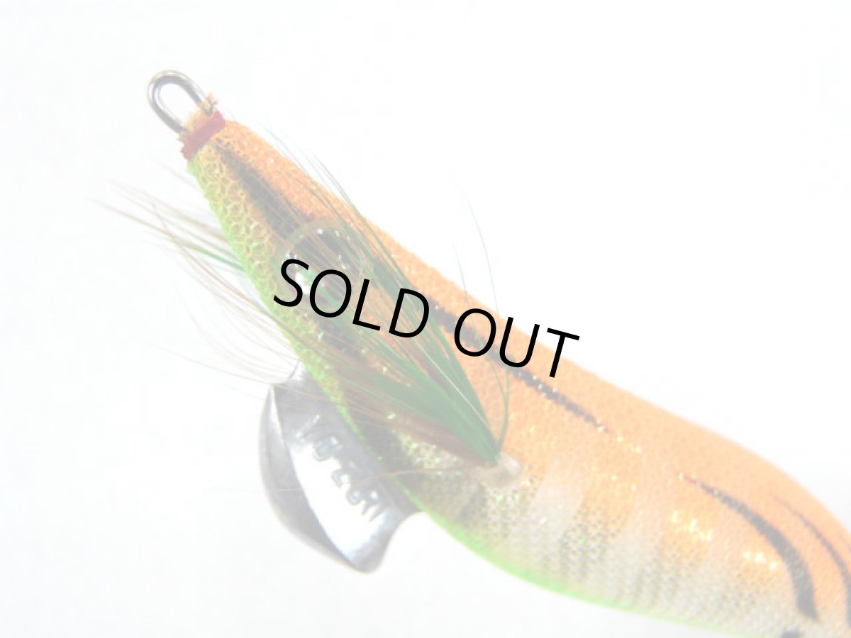 画像1: デュエル(DUEL) ヨーヅリ(YOZURI)☆アオリーQ 3.5号 07 ZLOG ゼブラ夜光オレンジ (1)